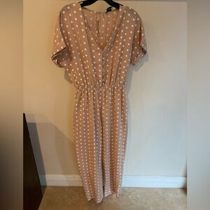 Aura polkadot jumpsuit